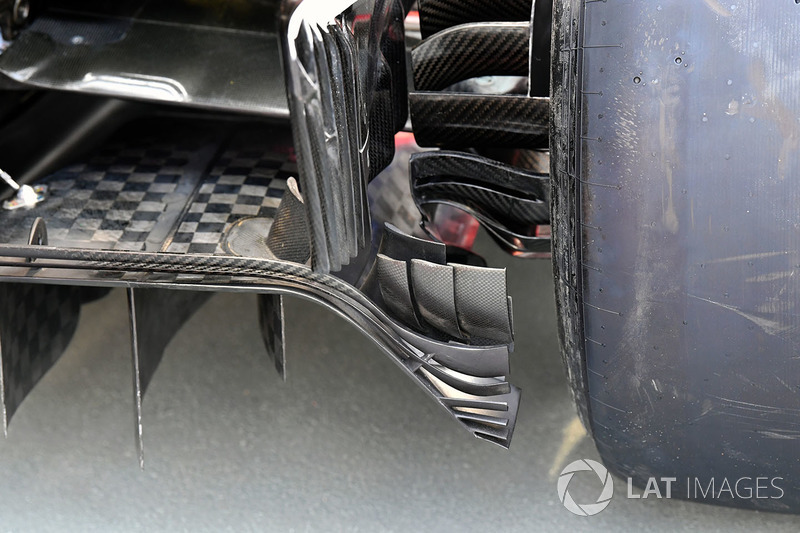 Ferrari SF70H rear diffuser detail