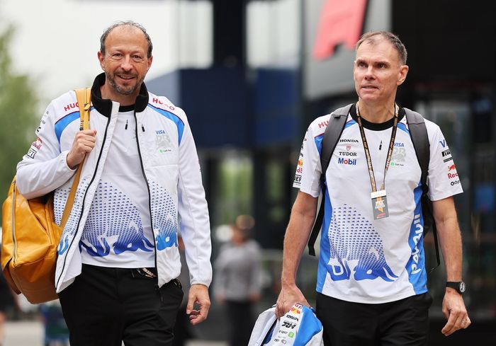 Peter Bayer, RB F1 Team, Alan Permane, RB F1 Team