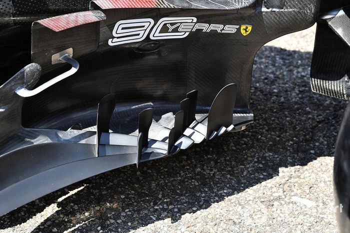 Suelo delantero del Ferrari SF90