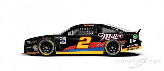 Brad Keselowski irá competir com o esquema de pintura de 1996 de  Rusty Wallace