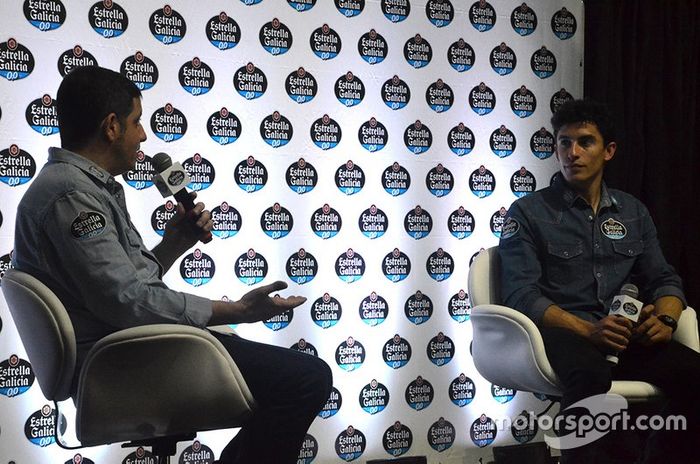 Alex Barros y Marc Márquez