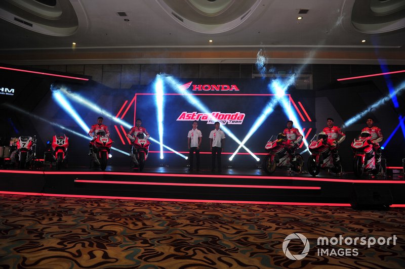 Rheza Danica, Andi Gilang, Gerry Salim, Mario Suryo Aji, Awhin Sanjaya, Irfan Ardiansyah, Lucky Hendriansya, Astra Honda Racing Team