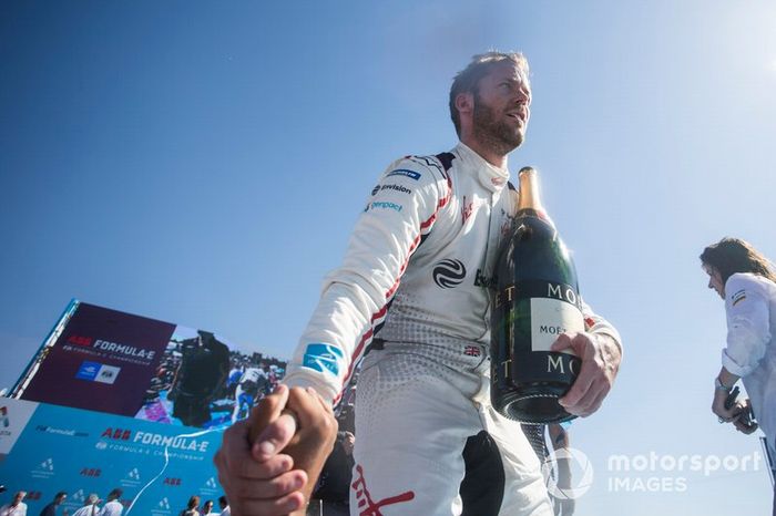 Ganador, Sam Bird, Envision Virgin Racing celebra