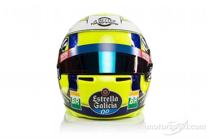 Il casco di Lando Norris, McLaren