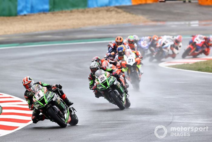 Jonathan Rea, Kawasaki Racing Team, Alex Lowes, Kawasaki Racing Team