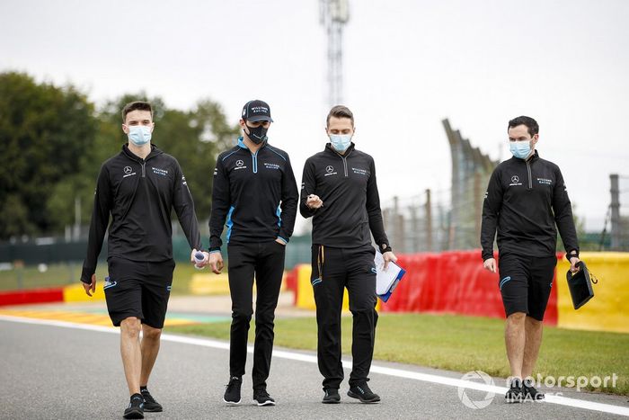 Nicholas Latifi, Williams Racing, recorre la pista de Spa