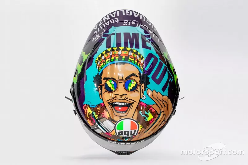 Franco Morbidelli, Petronas Yamaha SRT new helmet  
