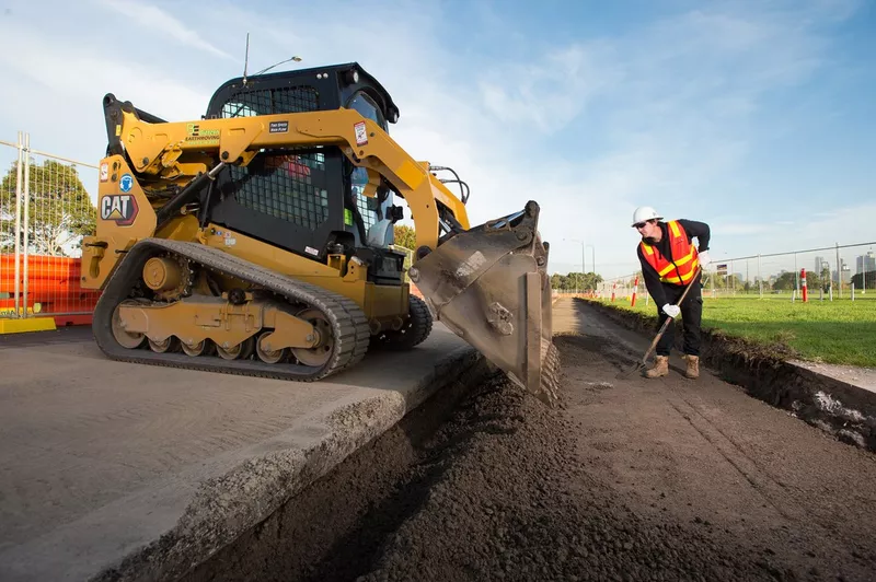 Les travaux au virage 1