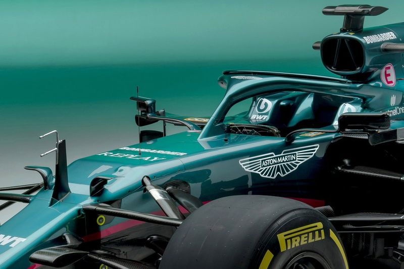 Detalle del Aston Martin AMR21