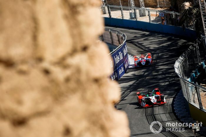 Lucas Di Grassi, Audi Sport ABT Schaeffler, Audi e-tron FE07, Alex Lynn, Mahindra Racing, M7Electro