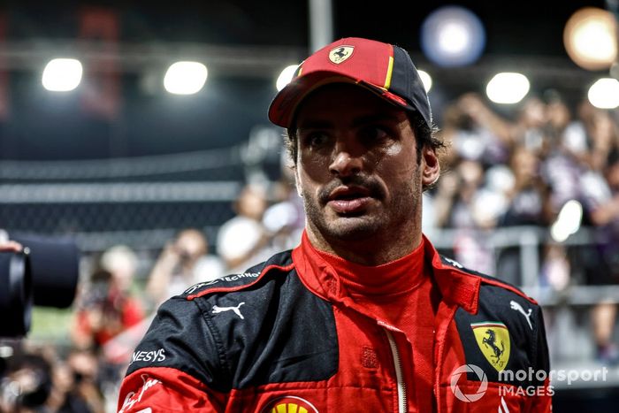 Pole man Carlos Sainz, Scuderia Ferrari