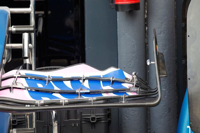 Alpine A523 detalle alerón delantero