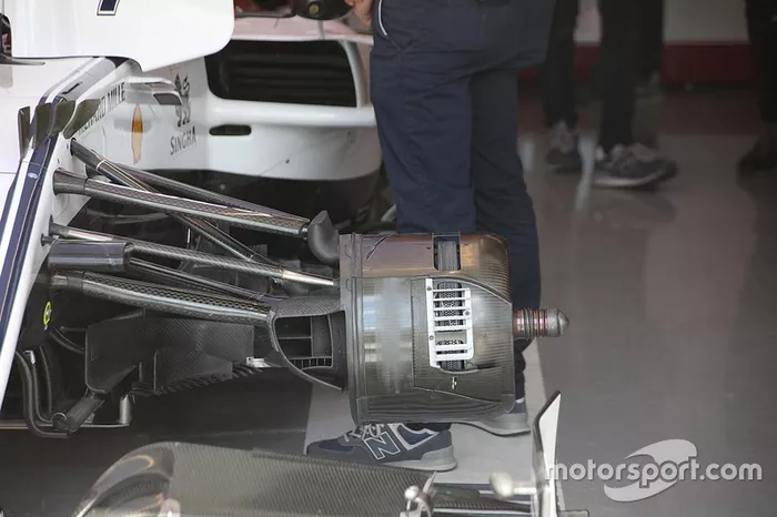 Detalle de los frenos Alfa Romeo Racing C38