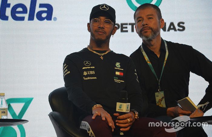 Lewis Hamilton en Sao Paulo