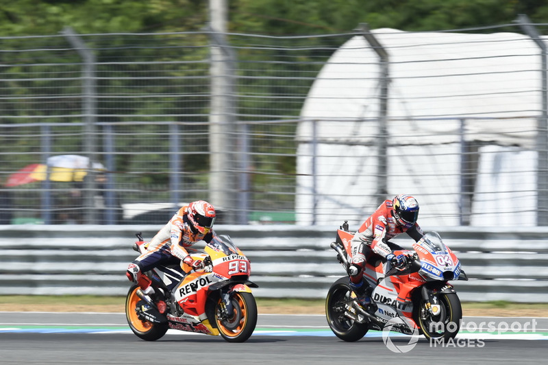 Marc Marquez, Repsol Honda Team, Andrea Dovizioso, Ducati Team