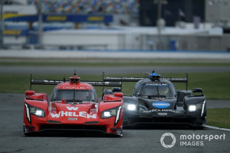 #31 Whelen Engineering Racing Cadillac DPi, DPi: Felipe Nasr, Pipo Derani, Eric Curran, #10 Konica Minolta Cadillac DPi-V.R. Cadillac DPi, DPi: Renger Van Der Zande, Jordan Taylor, Fernando Alonso Diaz, Kamui Kobayashi