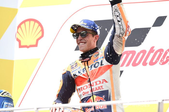 Podio: ganador de la carrera Marc Marquez, Repsol Honda Team