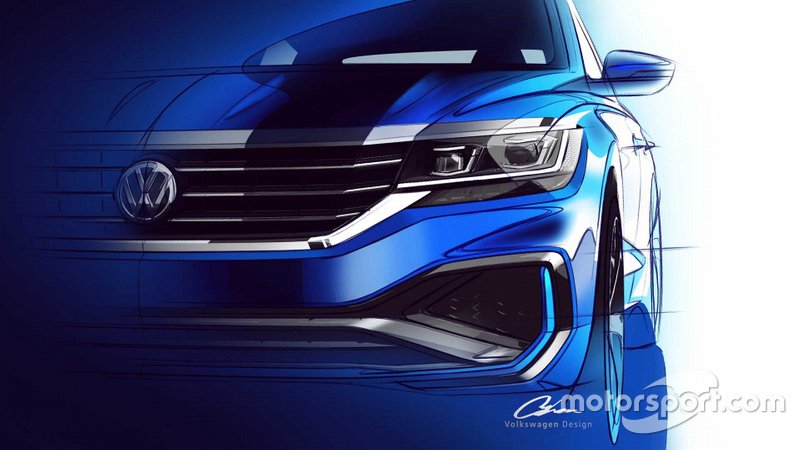 Тізер Volkswagen Passat 2020 року