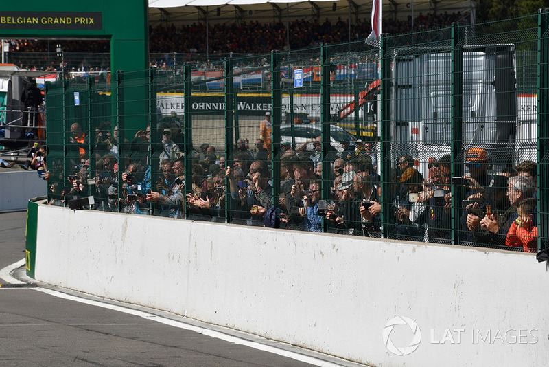 A Belga Nagydíj rajongói - F1 2018