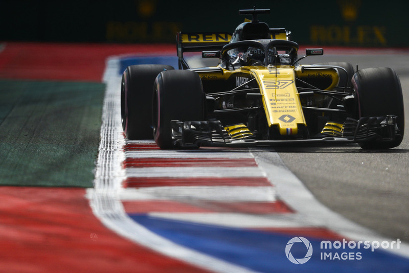 Nico Hulkenberg largou em 12º e terminou a corrida na mesma posição
