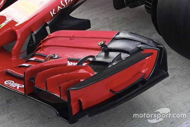 Ferrari SF71H detail front wing