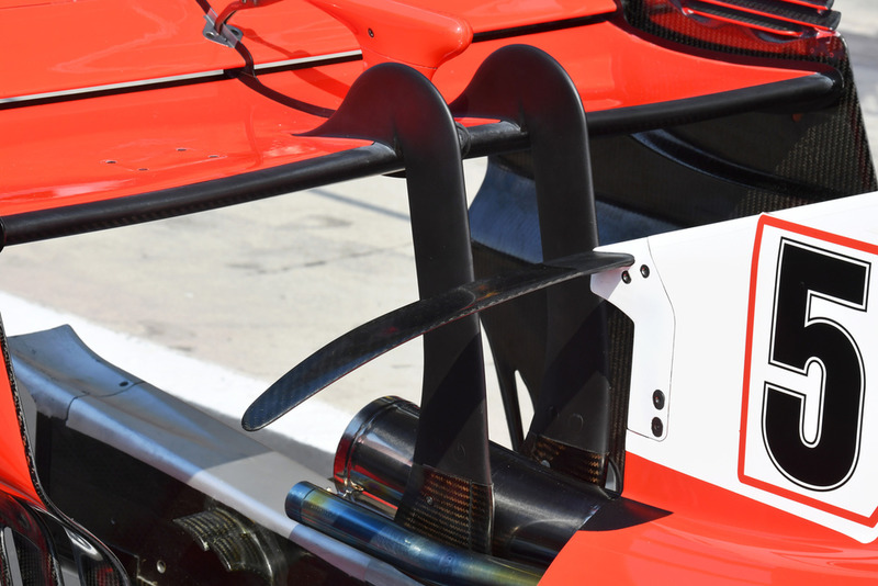 Ferrari SF71H rear wing detail