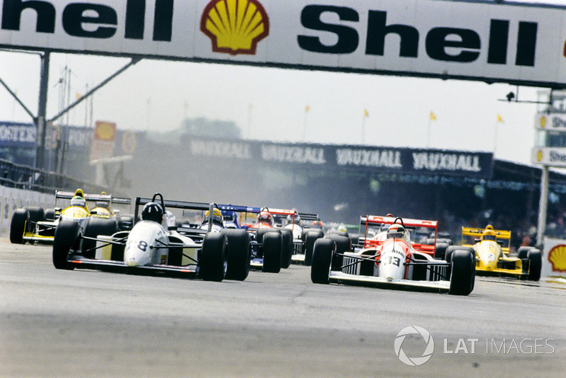 1990 Silverstone Damon Hill and Allan McNish