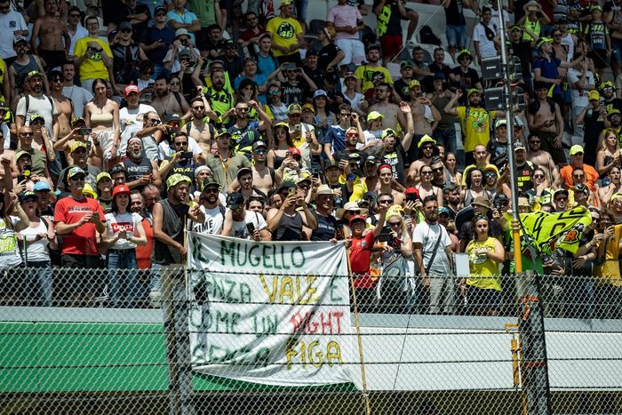 Los fans de Valentino Rossi