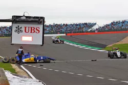 Marcus Ericsson, Sauber C35, accidenté durant les EL3