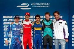 Top Five Drivers Qualifying: Nicolas Prost, Renault e.Dams; Bruno Senna, Mahindra Racing; Robin Frijns, Amlin Andretti Formula E Team ; Oliver Turvey, NEXTEV TCR Formula E Team; Jean-Eric Vergne, DS Virgin Racing