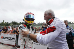 Lance Stroll, Prema Powerteam, Dallara F312, Mercedes-Benz, mit seinem Vater