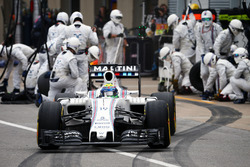 Феліпе Масса, Williams FW38,робить піт-стоп