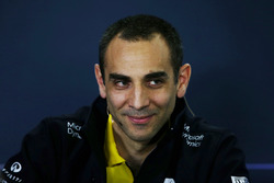 Cyril Abiteboul, Renault Sport F1 directeur in de persconferentie