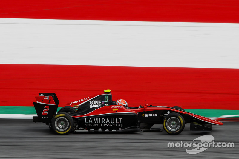 Leader du championnat, Anthoine Hubert s'est qualifié en fond de grille