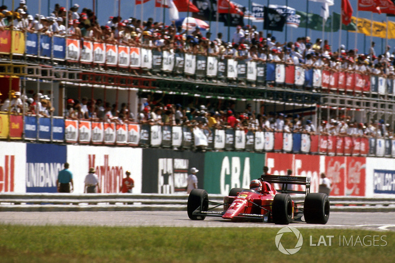 Ganador del GP de Brasil 1989: Nigel Mansell, Ferrari 640