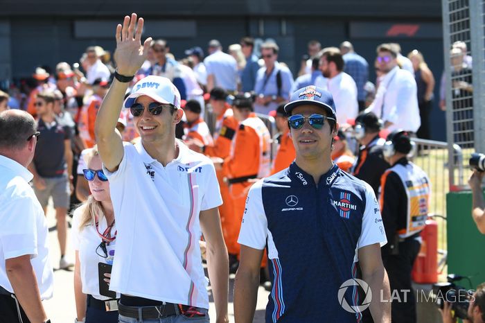 Esteban Ocon, Force India F1 y Lance Stroll, Williams 