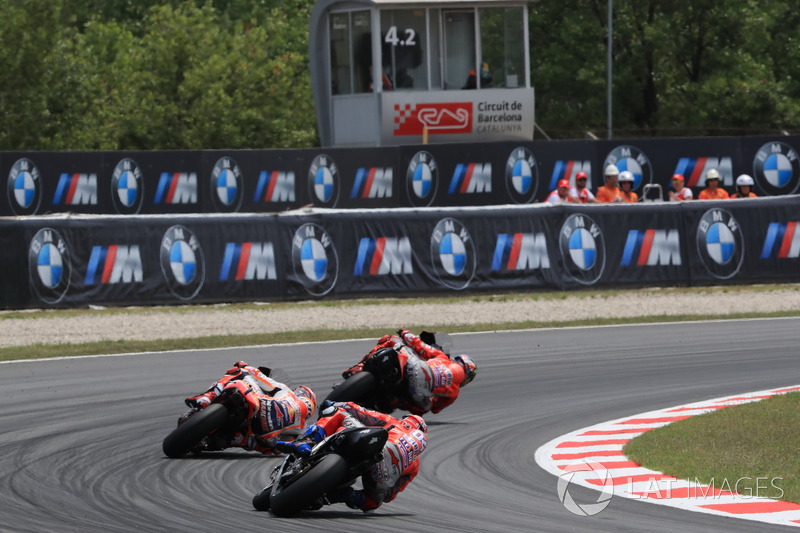 Jorge Lorenzo, Ducati Team, Marc Marquez, Repsol Honda Team, Andrea Dovizioso, Ducati Team