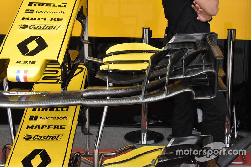 Renault Sport F1 Team R.S. 18 ön kanat detay