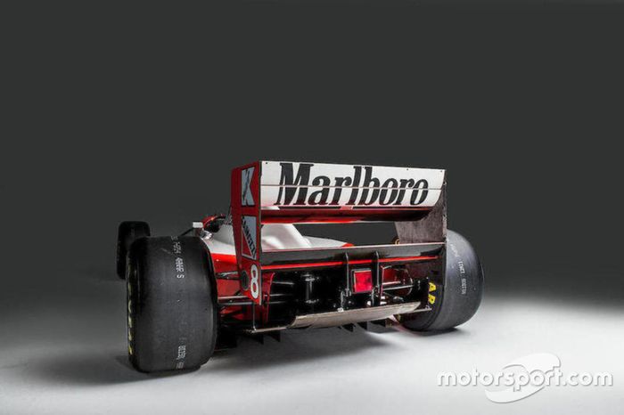 El McLaren-Cosworth Ford MP4/8A de Ayrton Senna