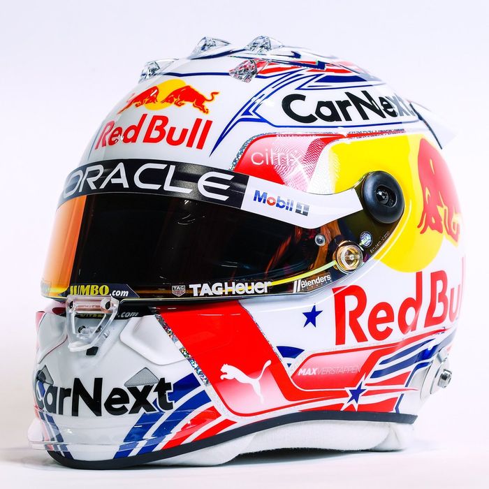 Casco de Max Verstappen, Red Bull, Austin