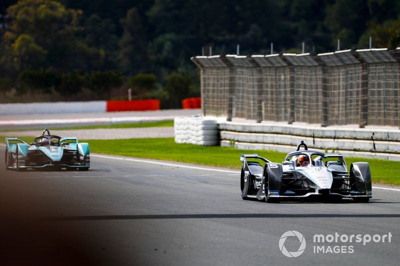 Stoffel Vandoorne, Mercedes Benz EQ Formula, EQ Silver Arrow 01 Mitch Evans, Panasonic Jaguar Racing, Jaguar I-Type 4 