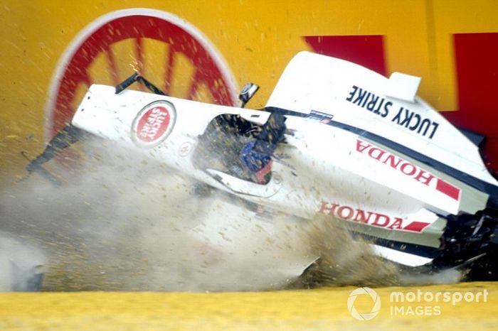 Accidente de Jacques Villeneuve,  BAR Honda 003