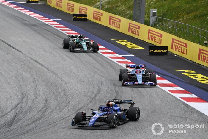 Alex Albon, Williams FW45, Esteban Ocon, Alpine A523, Lance Stroll, Aston Martin AMR23