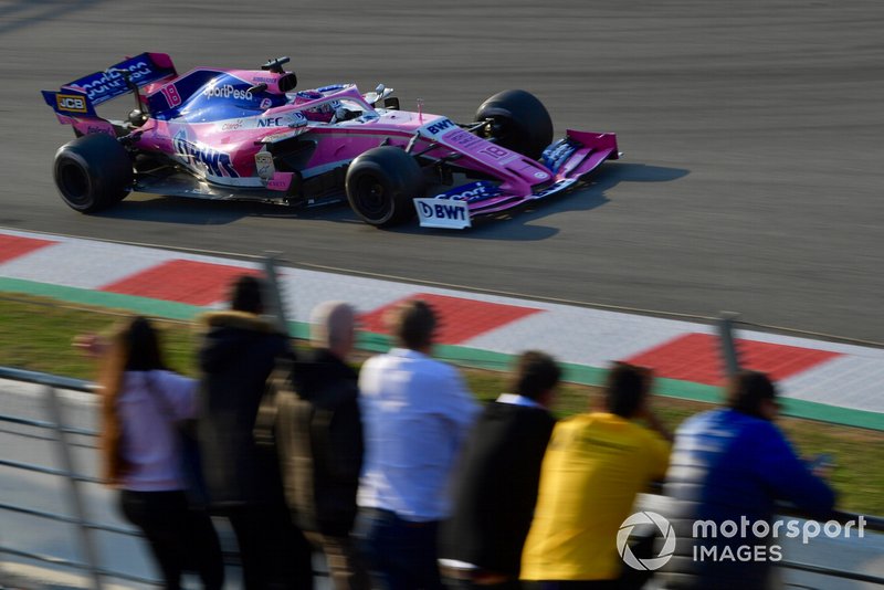 Lance Stroll, SportPesa Racing Point F1 Team RP19 and fans