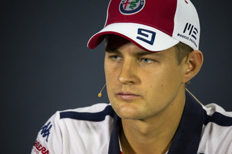 Marcus Ericsson, Sauber en conférence de presse
