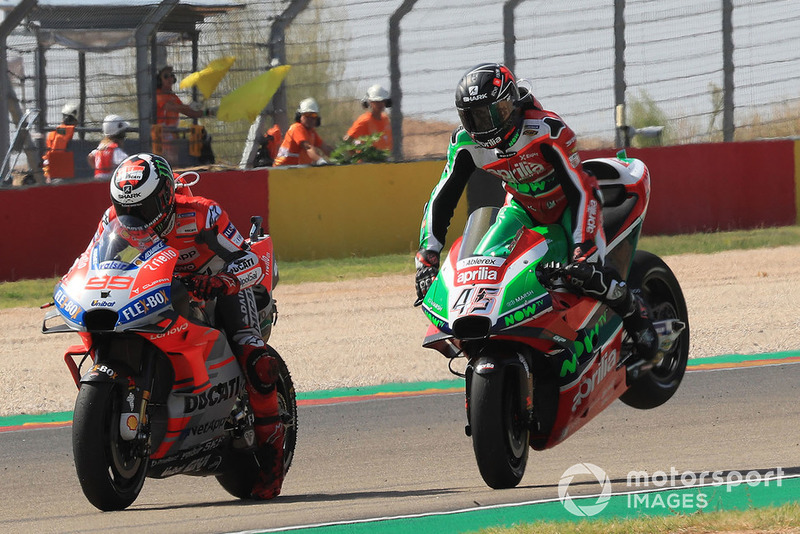 Хорхе Лоренсо, Ducati Team, Скотт Реддінг, Aprilia Racing Team Gresini