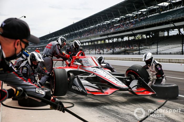 Josef Newgarden, Team Penske Chevrolet, Pit Stop