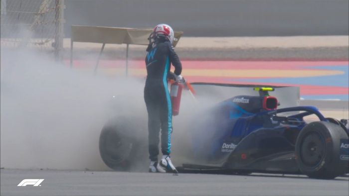 Incendio del Williams de Latifi