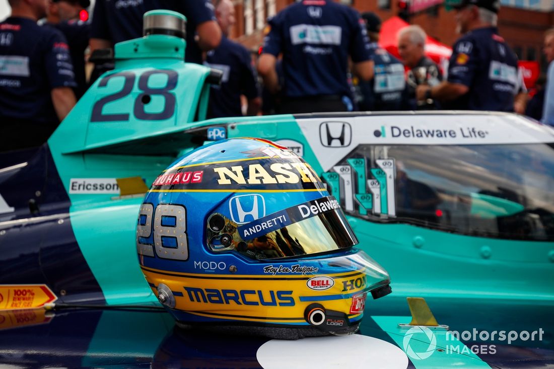 Marcus Ericsson, Andretti Global Honda, ganador del concurso de paradas en boxes 