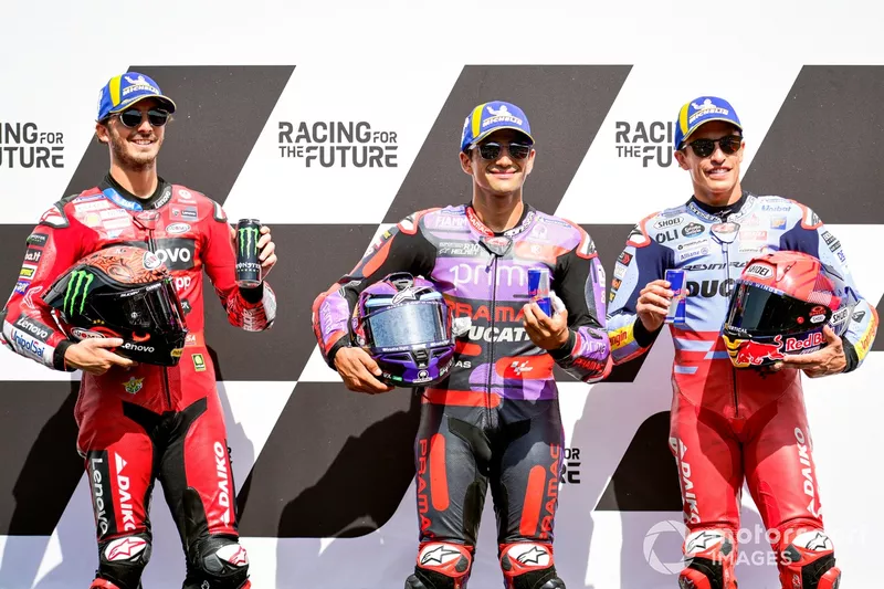 Jorge Martin, Pramac Racing, Francesco Bagnaia, Ducati Team, Marc Marquez, Gresini Racing Team